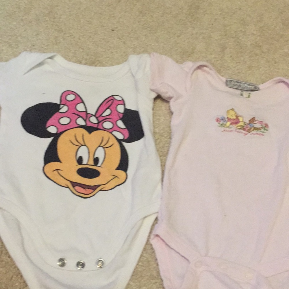 Disney collection of baby onesies
